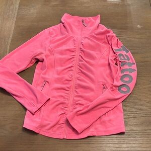 Women's Bold Pink Full-Zip Sweatshirt